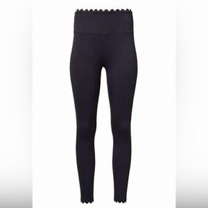 NWT IVL black scallop leggings Size 14